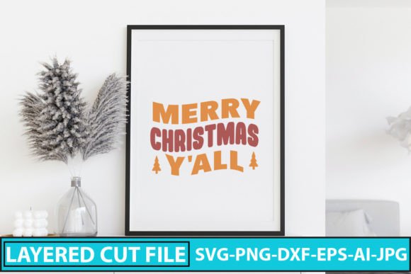 A Brand Designer's Review of the Merry Christmas Y all Retro SVG Graphics