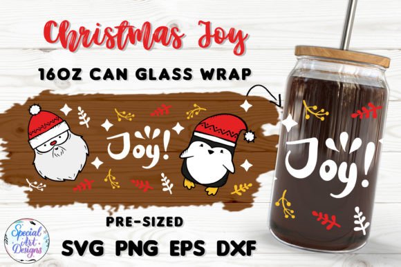 A Designer's Look at the Christmas Joy Glass Wrap Cut File