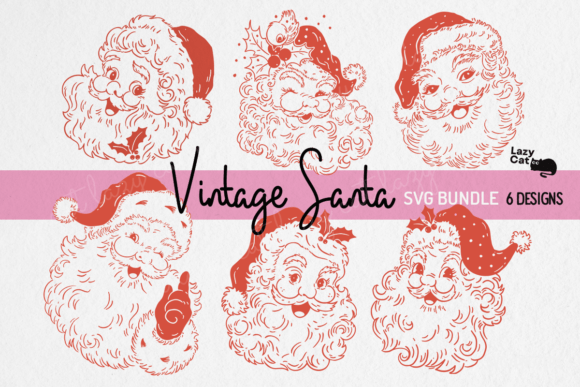 A Designer's Take on the Christmas Vintage Santa Bundle