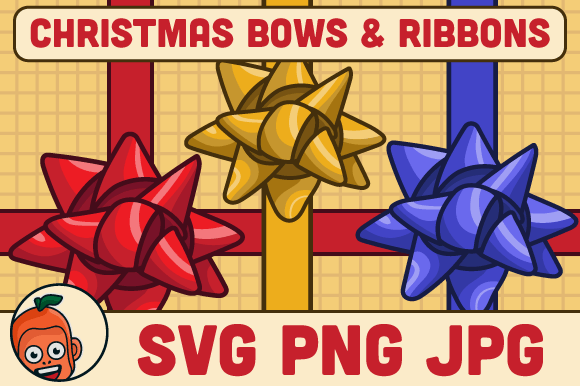 A Designer’s Take on Christmas Bows and Ribbons Illustration