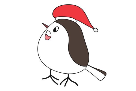 A Festive Bird Design for Graphics & Illustrations