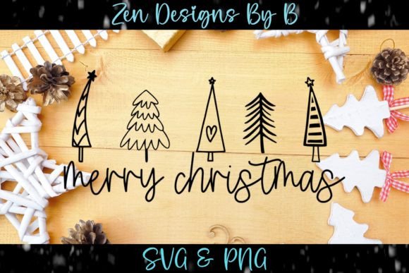 A Festive Graphic for Crafting Elegant Christmas Products