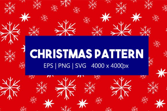 Christmas Pattern with Snowflakes: A Graphic Design Asset Review