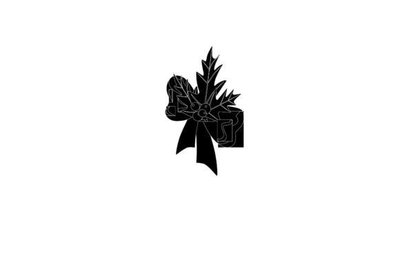 Christmas Silhouette Design 14: A Cozy Graphics Asset for Crafters