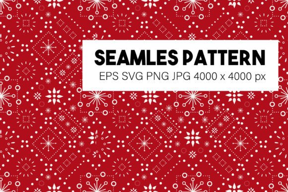 Ornamental Red Christmas Pattern: A Designer's Review for Real Client Graphics